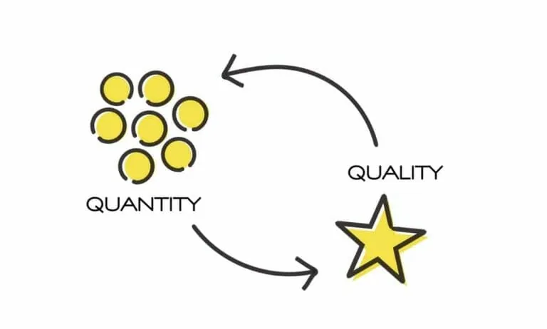 quality over quantity