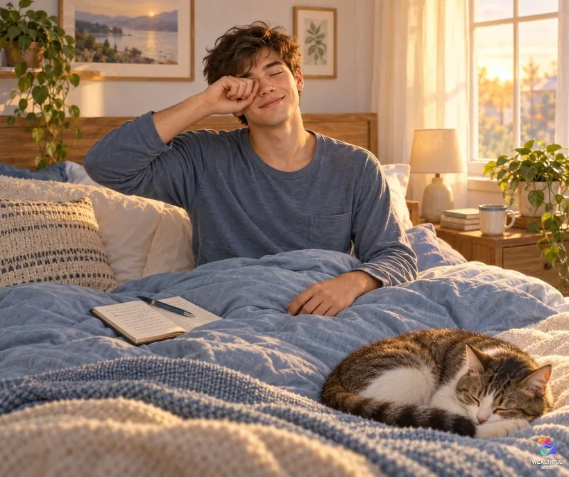 Common problems with the Alice method: a young man waking up in his own bed with a patient smile