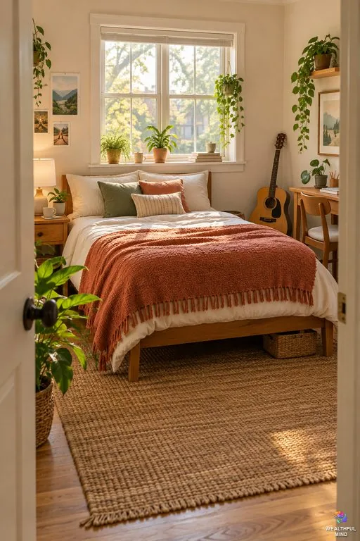 Better CR shifting: a familiar bedroom in morning light with a few small happy changes