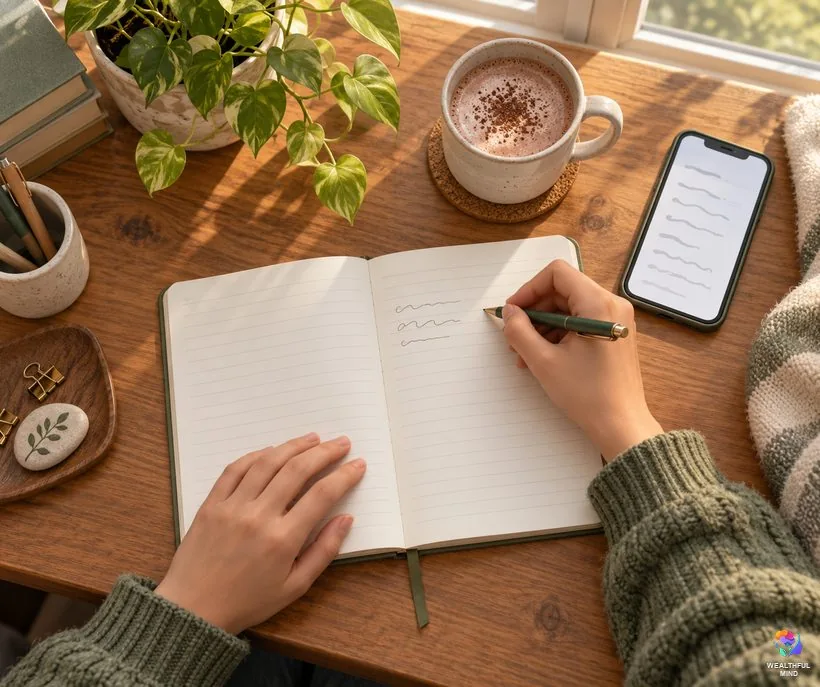 Shifting script template to copy and paste into a notebook or the notes app on a phone